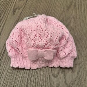 H&M Knit Baby Girl Beanie Cap Winter Hat Size 1-2 year NWT